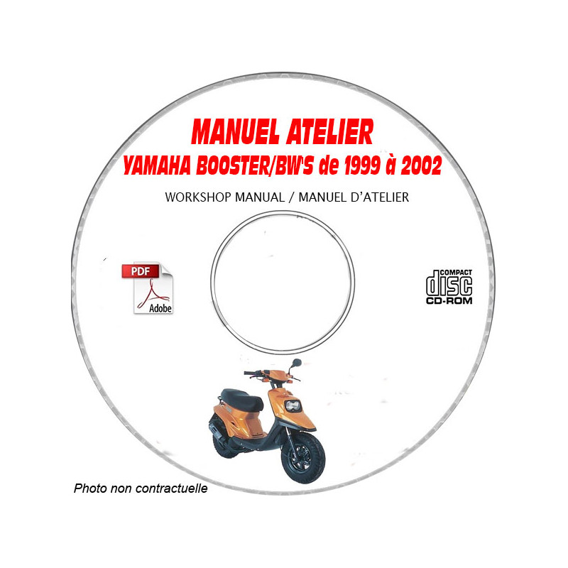 BOOSTER BW 99-02 - Manuel Atelier CDROM YAMAHA Anglais