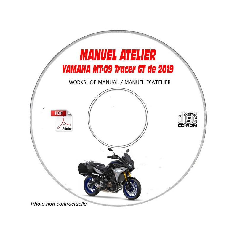MT-09 Tracer GT 19 - Manuel Atelier CDROM YAMAHA FR