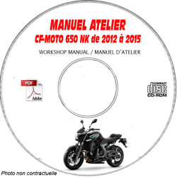 650 NK 12-15 - Manuel Atelier CDROM CF-MOTO Anglais