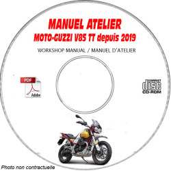 V85 TT -19  -  Manuel Atelier CDROM MOTOGUZZI Anglais