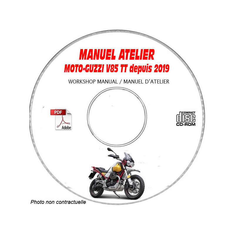 V85 TT -19  -  Manuel Atelier CDROM MOTOGUZZI Anglais