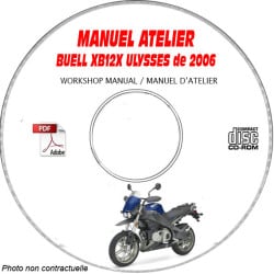 XB12X ULYSSES 06 - Manuel Atelier CDROM BUELL Anglais