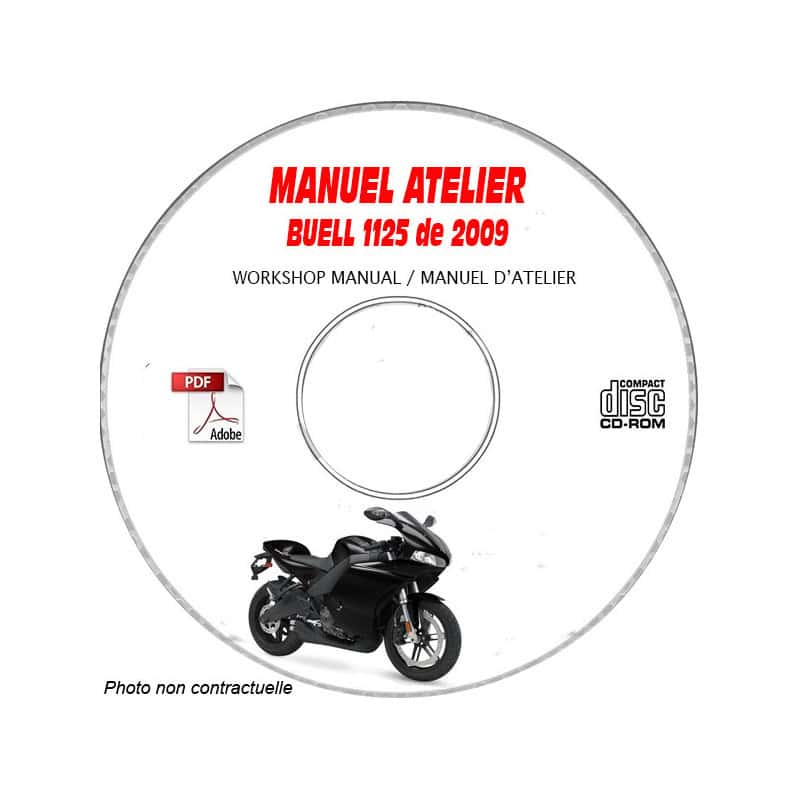 1125 - 09   - Manuel Atelier CDROM BUELL Anglais