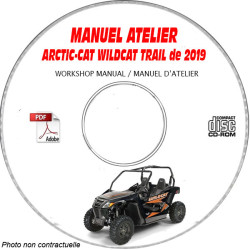 WILDCAT TRAIL 19 - Manuel Atelier CDROM ARCTIC CAT Anglais