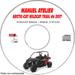 WILDCAT TRAIL 17 - Manuel Atelier CDROM ARCTIC CAT Anglais