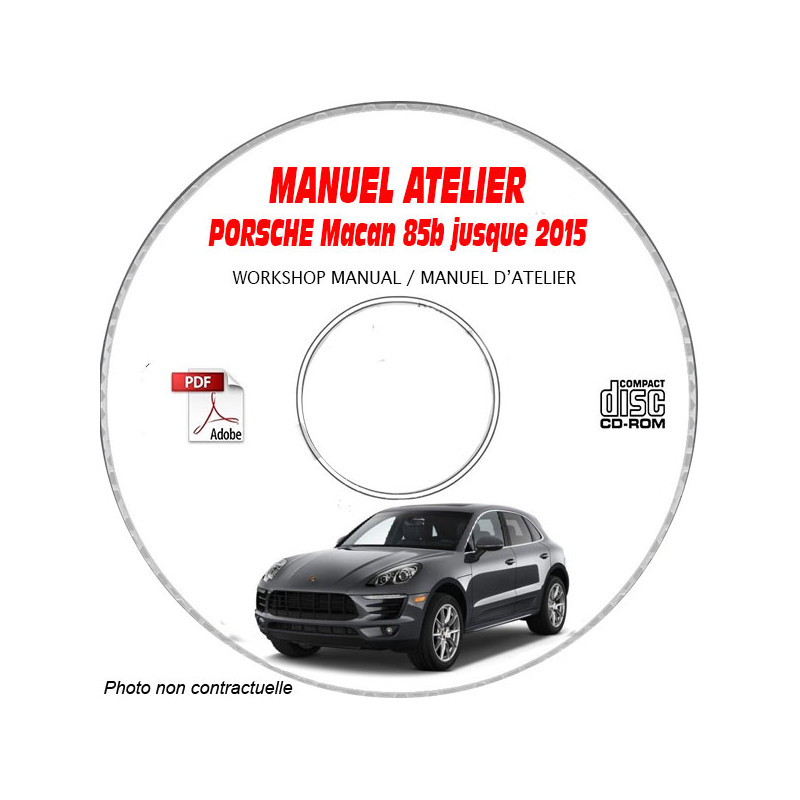 Macan 85b -15 - Manuel Atelier CDROM PORSCHE Anglais