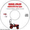 B1710 - Manuel Atelier CDROM KUBOTA Anglais