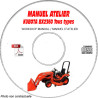 BX2360 - Manuel Atelier CDROM KUBOTA Anglais