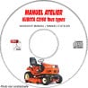 G2160 - Manuel Atelier CDROM KUBOTA Anglais