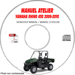 Rhino 450 06-10 - Manuel Atelier CDROM YAMAHA Anglais