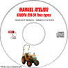 STA-30 - Manuel Atelier CDROM KUBOTA Anglais