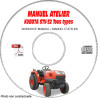 STV-32 - Manuel Atelier CDROM KUBOTA Anglais