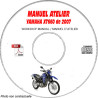 XT 660 07 - Manuel Atelier CDROM YAMAHA Anglais