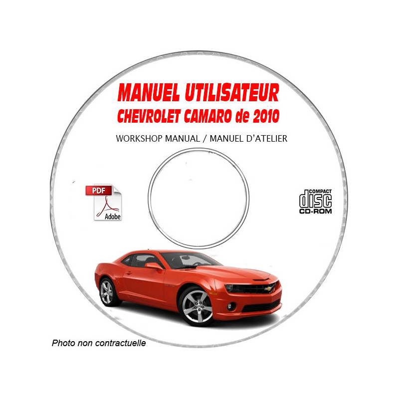 Camaro 10 - Manuel Utilisateur CDROM CHEVROLET FR