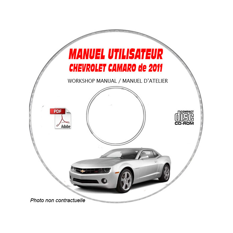Camaro 11 - Manuel Utilisateur CDROM CHEVROLET FR