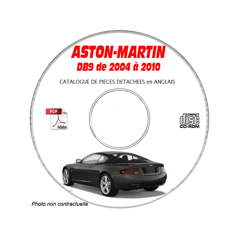 DB9 04-10 - Catalogue Pieces CDROM ASTON-MARTIN Anglais