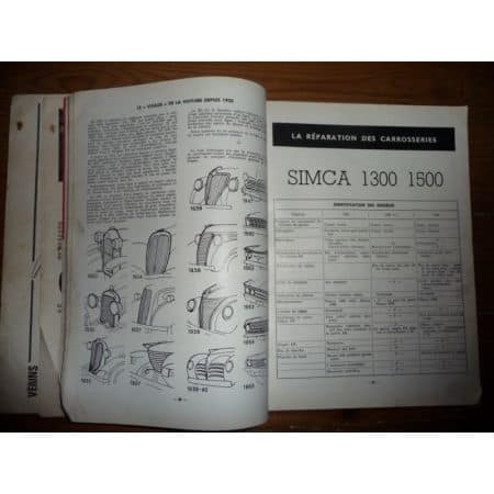 1300 1500 Revue Technique Carrosserie Talbot Simca
