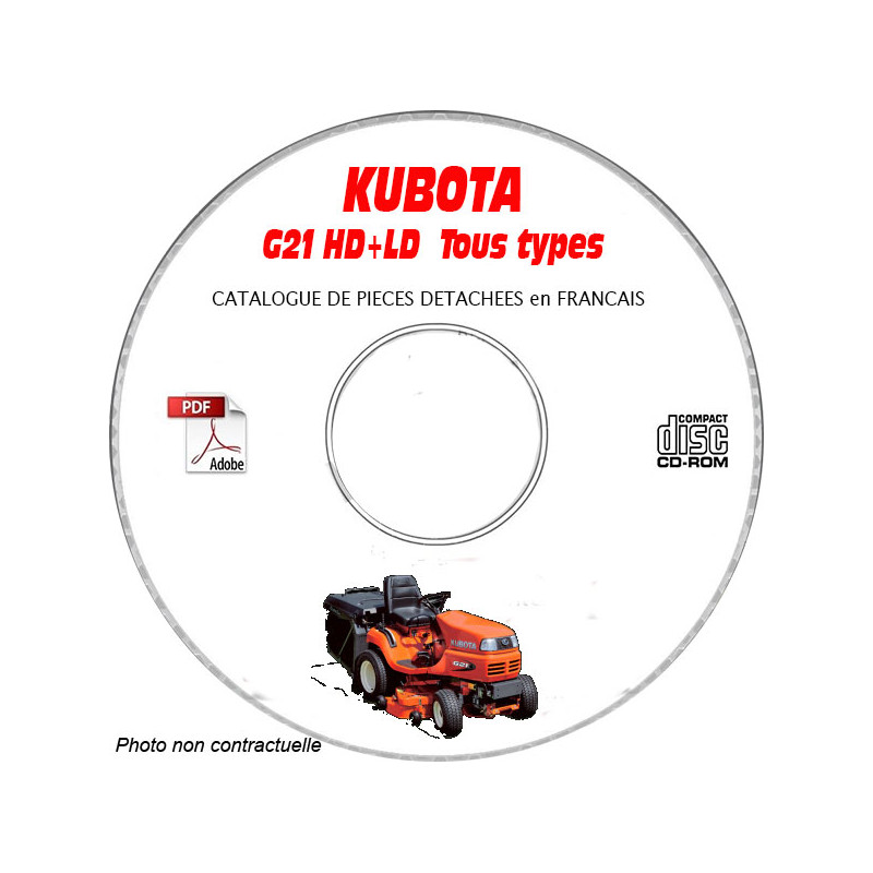 G21 HD-LD - Catalogue Pieces CDROM KUBOTA FR