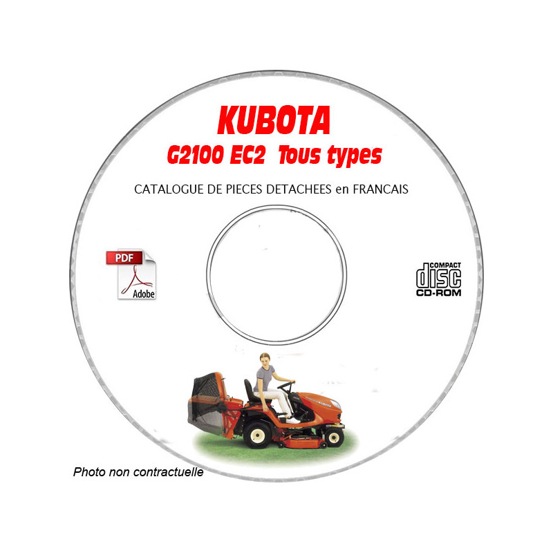 GR2100 EC2  - Catalogue Pieces CDROM KUBOTA FR