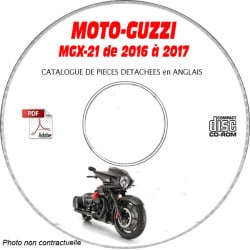 MGX-21 16-17 - Catalogue Pieces CDROM MOTO-GUZZI Anglais