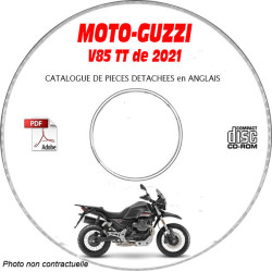 V85 TT 21 - Catalogue Pieces CDROM MOTO-GUZZI Anglais