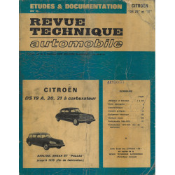 copy of DS 19 1911cc Revue Technique Citroen