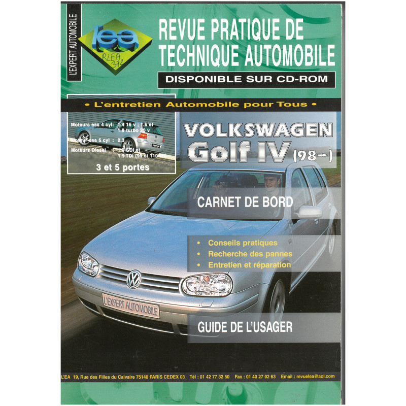 copy of Golf IV 98- Revue Technique Volkswagen