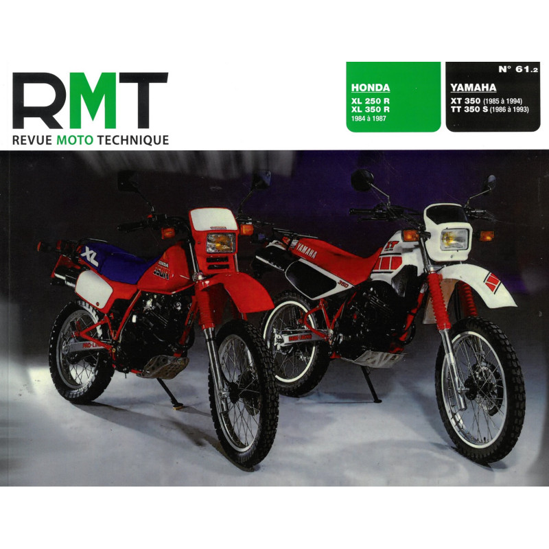 XLR250 350 XT350 TT350 Revue Technique moto Honda Yamaha