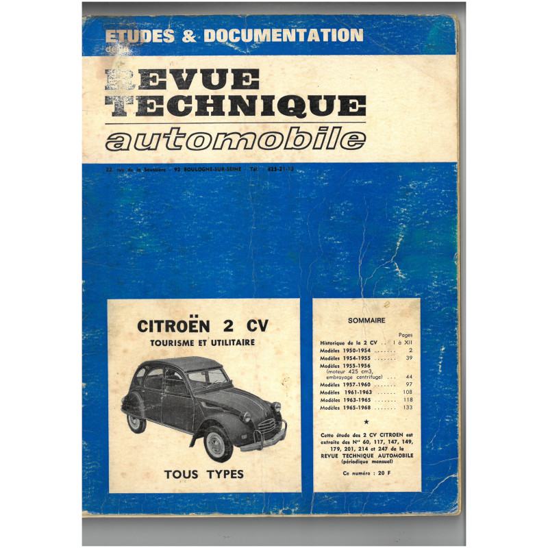 copy of 2CV 4 6 Revue Technique Citroen