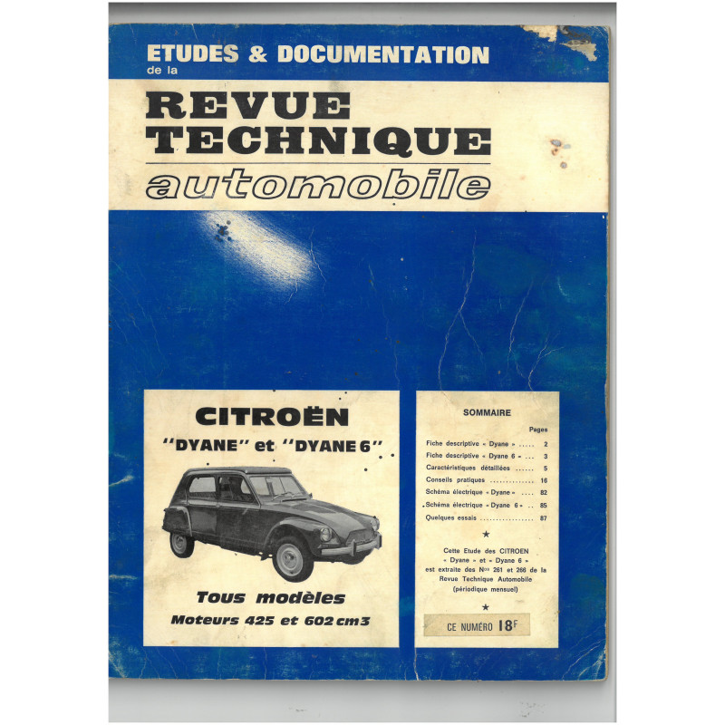 copy of 2CV -87 Revue Technique Citroen