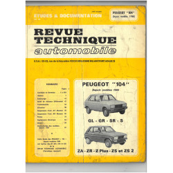 copy of 104 mod 80 Revue Technique Peugeot