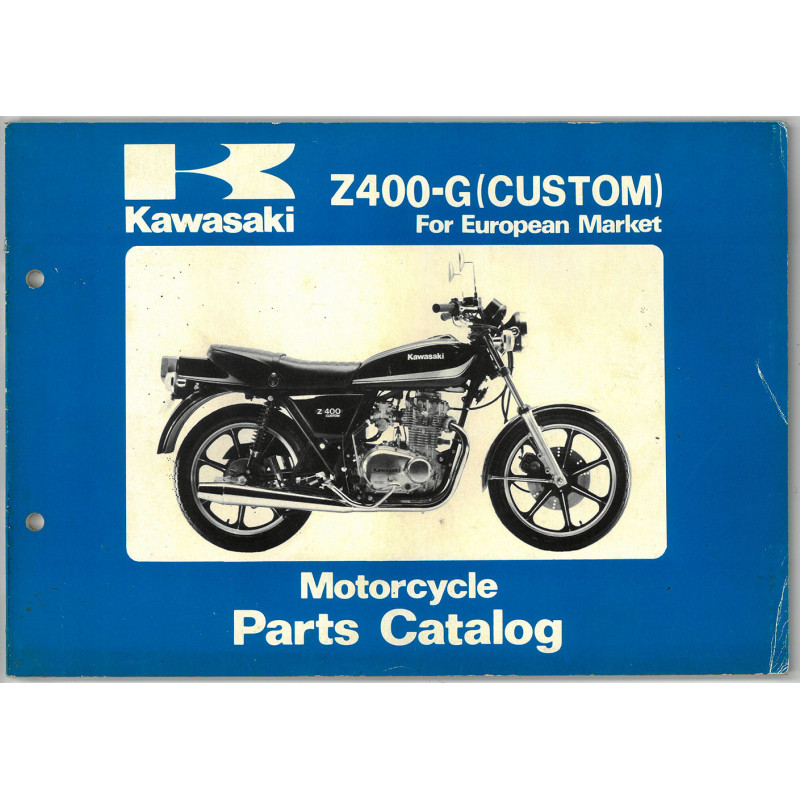 Z400-G - Catalogue Pieces Kawasaki Anglais