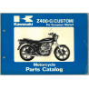 Z400-G - Catalogue Pieces Kawasaki Anglais