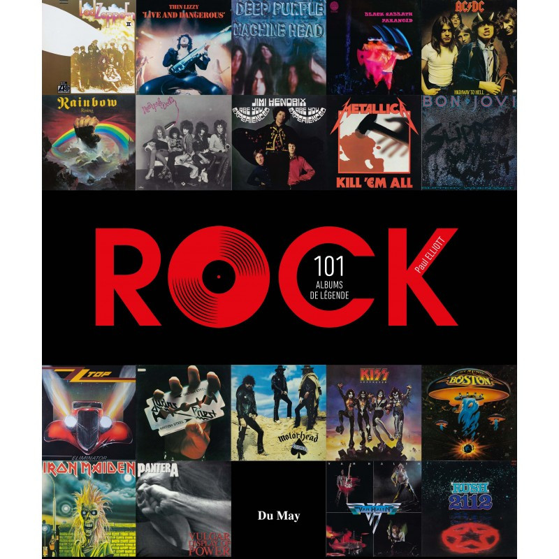 Rock, 101 albums de legende  - Beaux livres