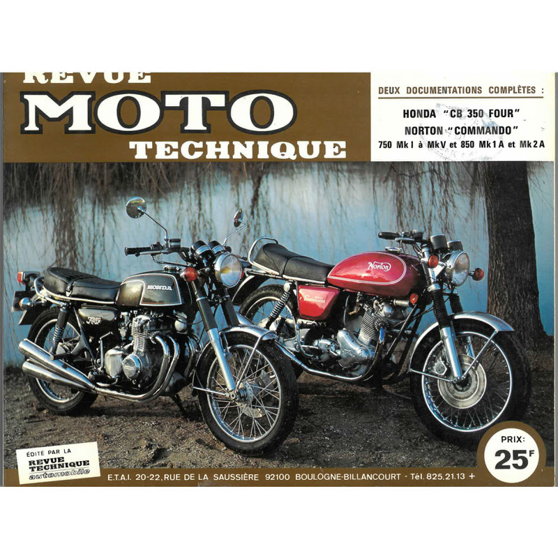 Commando CB350 Four - Revue Technique moto Honda Norton