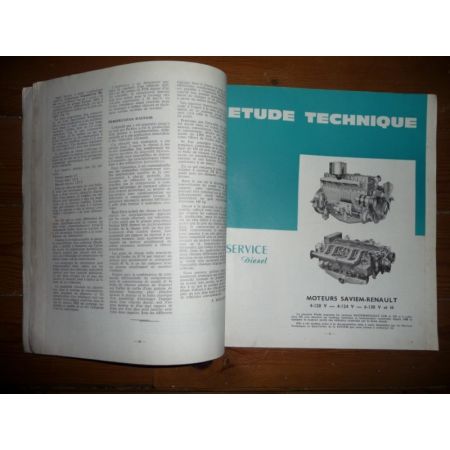 Moteurs 4 6 cyl Revue Technique PL Man Saviem Renault