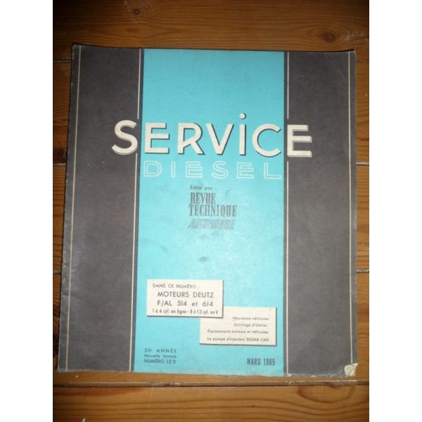 F/AL 514 et 614 Revue Technique Agricole Deutz