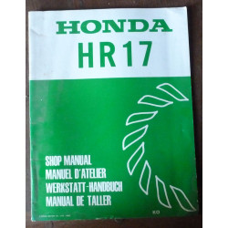 HR17 - Manuel Atelier HONDA