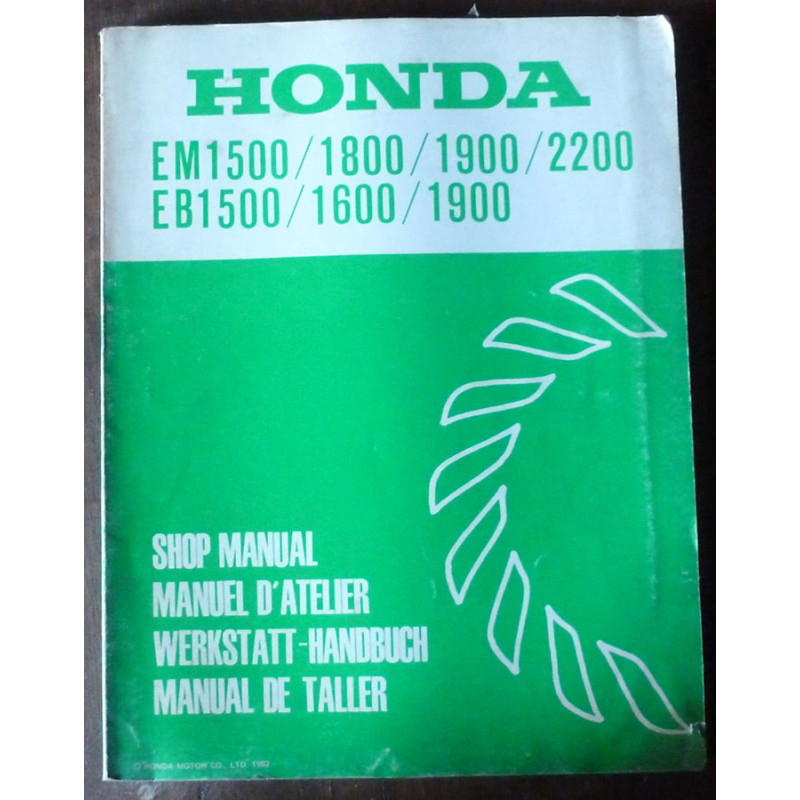 EM1500-1600-1800-1900-2200 - Manuel d'Atelier  HONDA