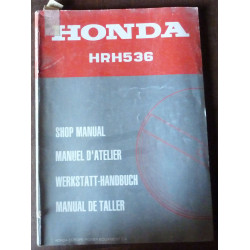 HRH536 - Manuel Atelier Tondeuse HONDA