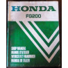 FG200 - Manuel Atelier HONDA
