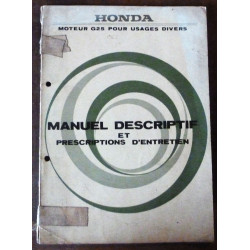 G25 - Manuel Entretien HONDA