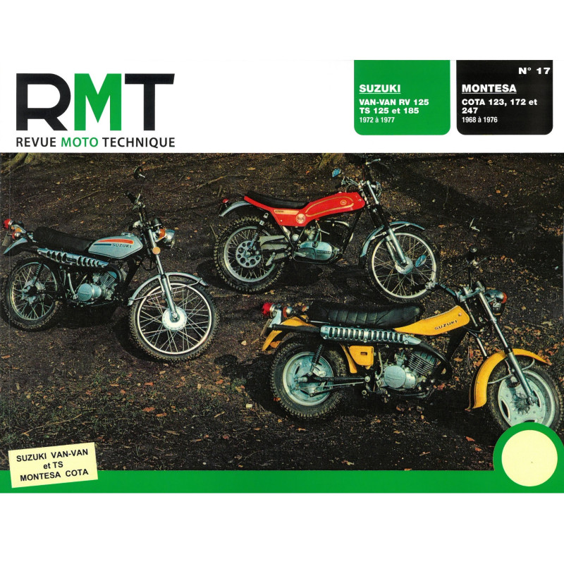 VanVan TS125 COTA Revue Technique moto Montesa Suzuki