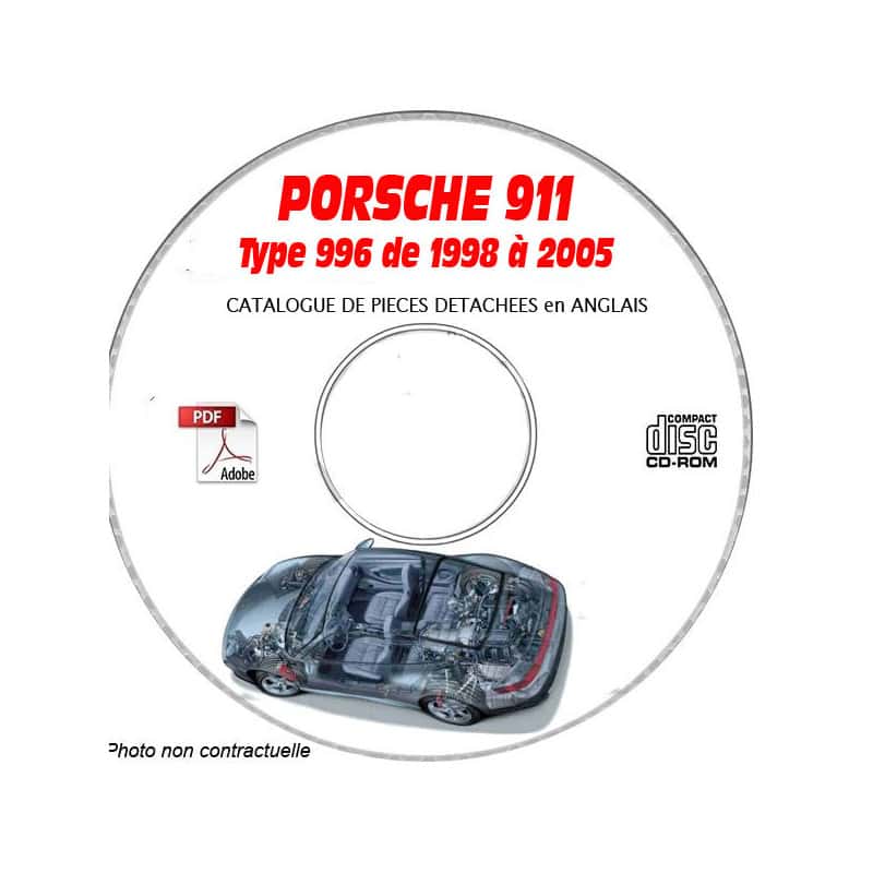 911 type 996 98-05 - Catalogue Pieces CDROM PORSCHE Anglais