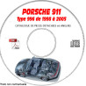 PORSCHE 911 type 996 de 1998 a 2005Catalogue des Pièces Détachées sur CD-ROM Anglais