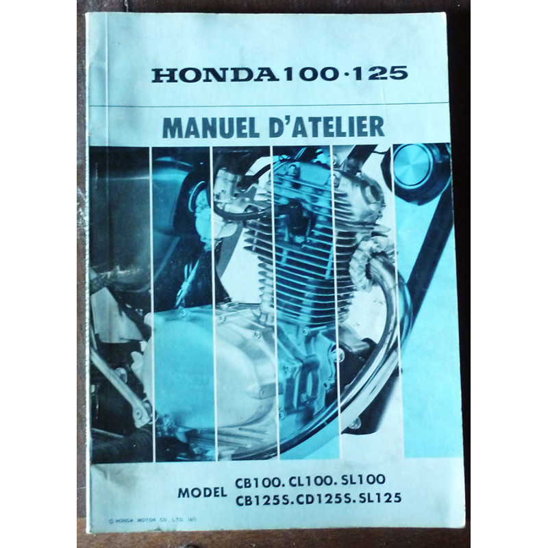 100-125 - Manuel Atelier HONDA