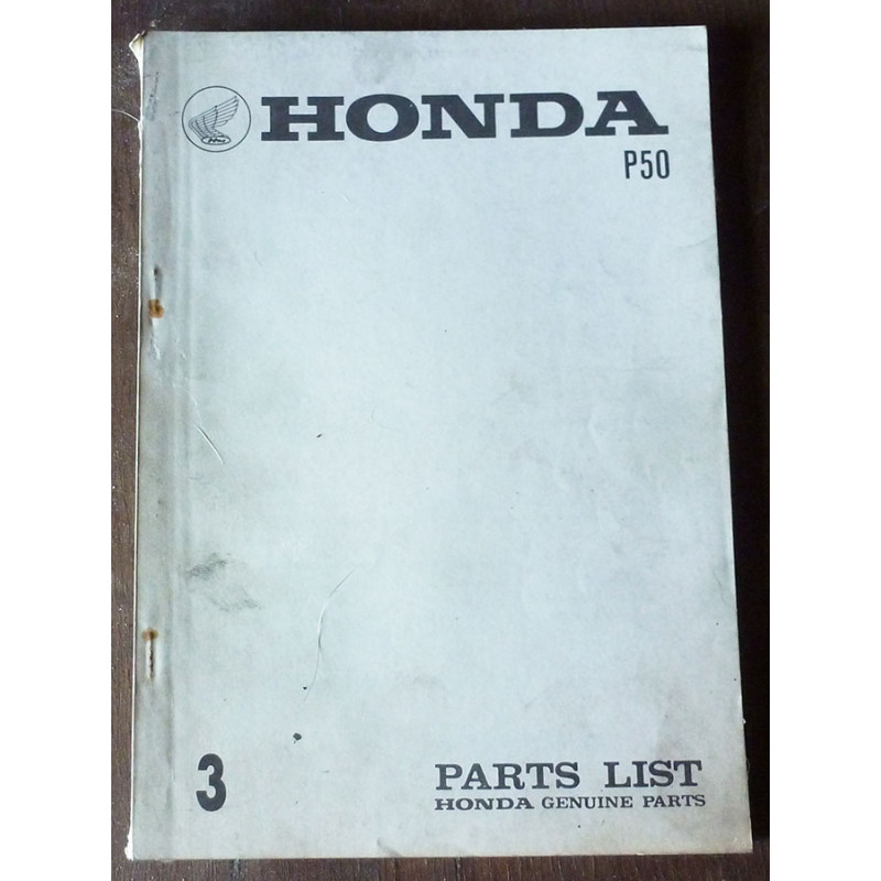 copy of CB250-350 K4 Catalogue Pieces HONDA Anglais