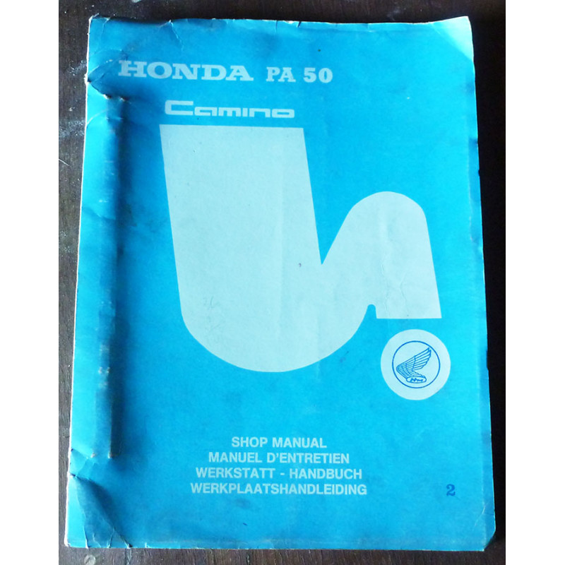 PA50 Camino - Manuel ENTRETIEN HONDA