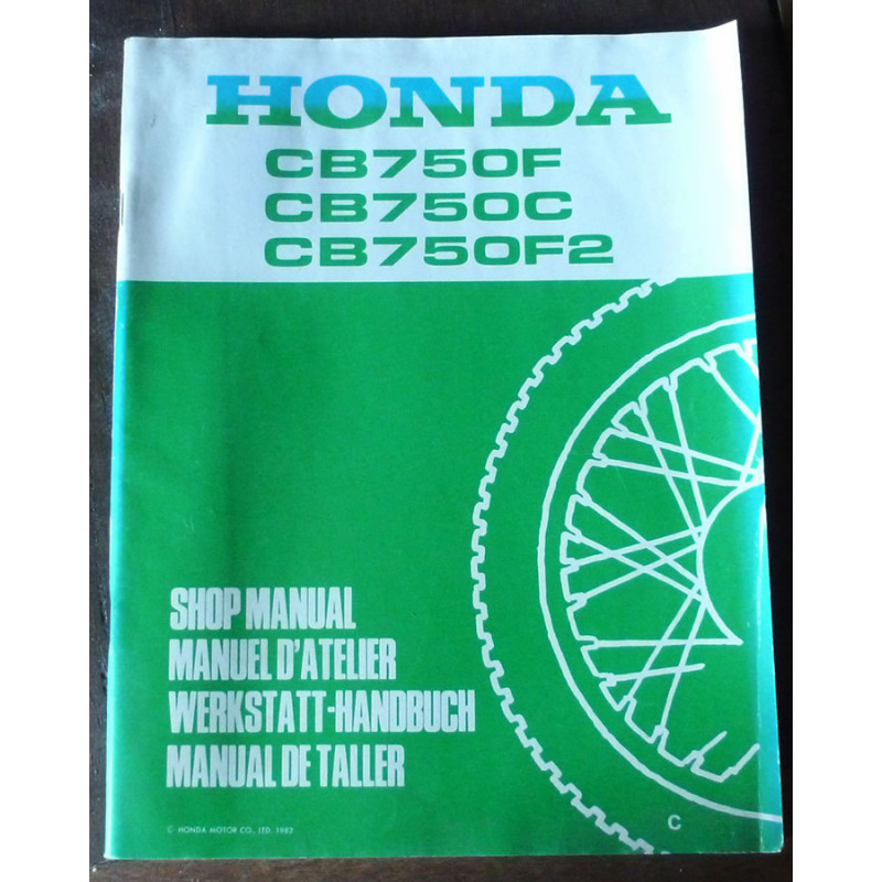 CB750F-C-F2 - Manuel atelier Sup HONDA