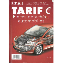 Tarifs 2014 - Catalogue PIECES